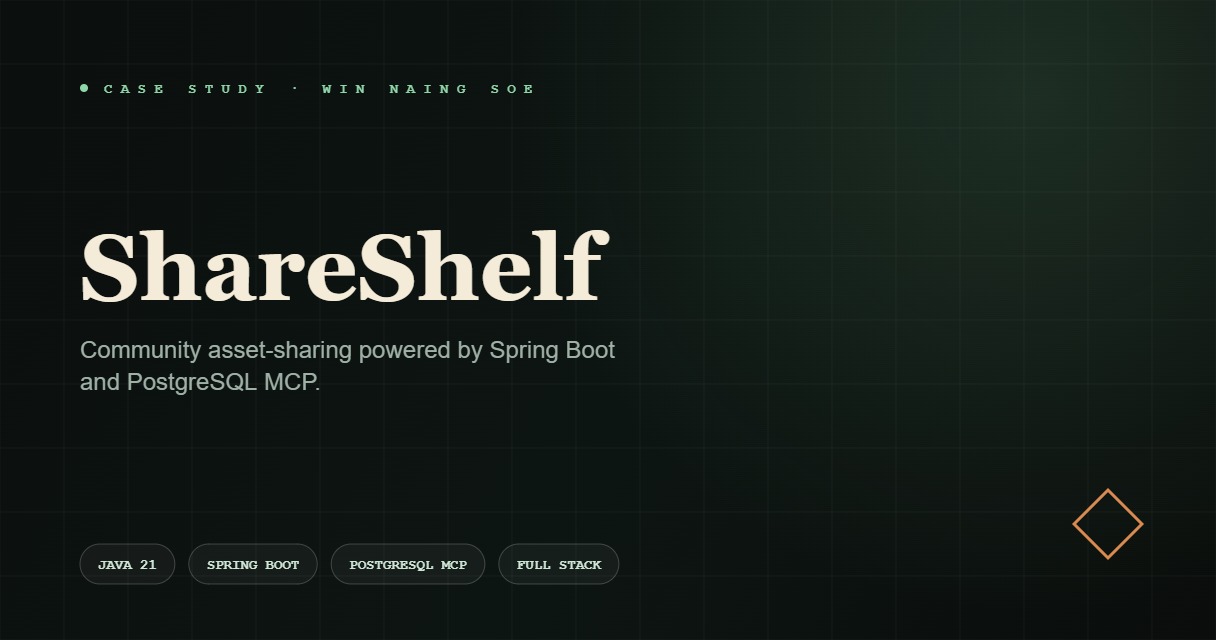 ShareShelf Community Library — Win Naing Soe project case study