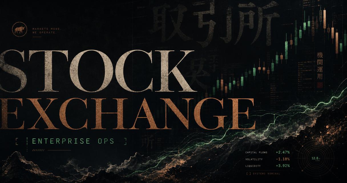 Stock Exchange Operations Platform — Win Naing Soe project case study